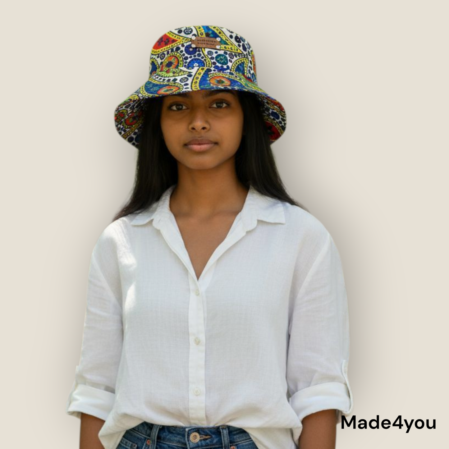 Chapéu Savana em Capulana reversível – Edição Limitada Made4you®