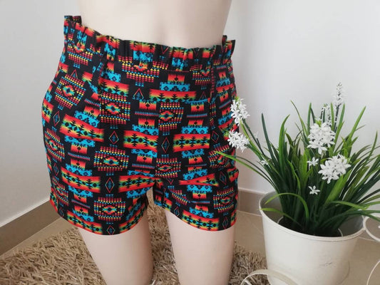 Calção Fru-Fru fantasia 100% algodão, Calção, Womens Clothing, Women fashion, shorts, women's shorts, Summer shorts