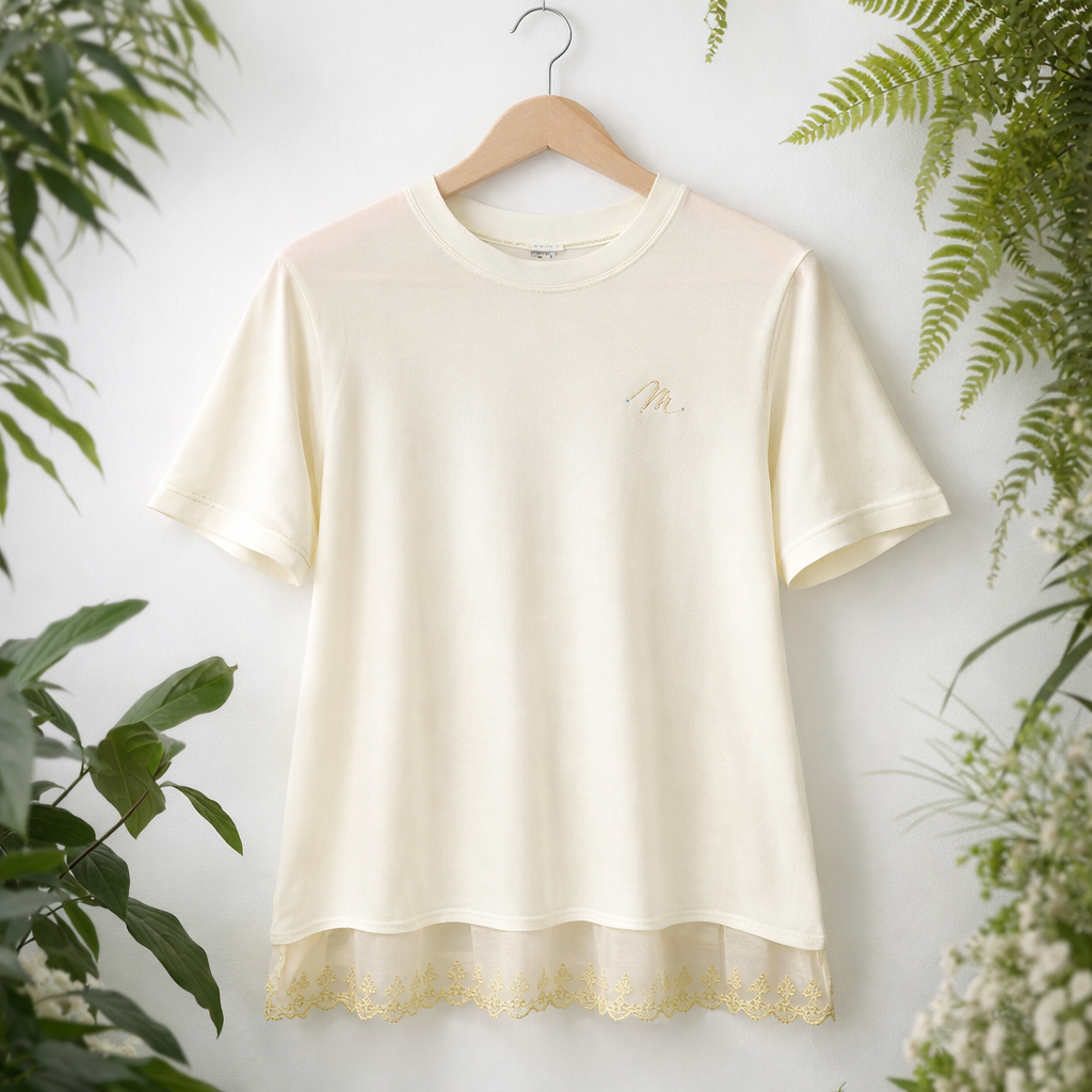 T-shirt Feminina Luz Pérola ✨