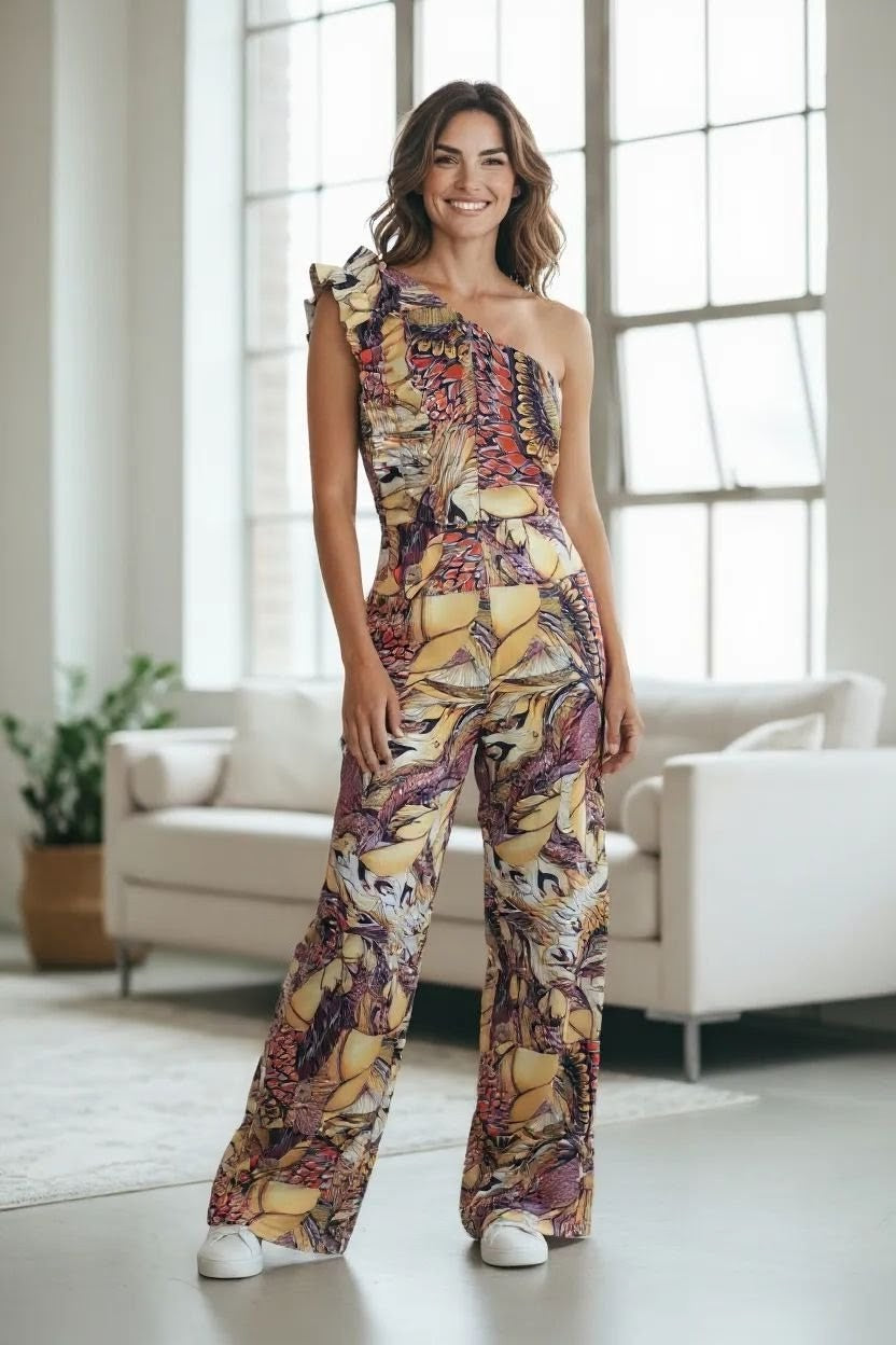 Macacão Valentina – Elegância e movimento em malha Punto Roma, Edição limitada