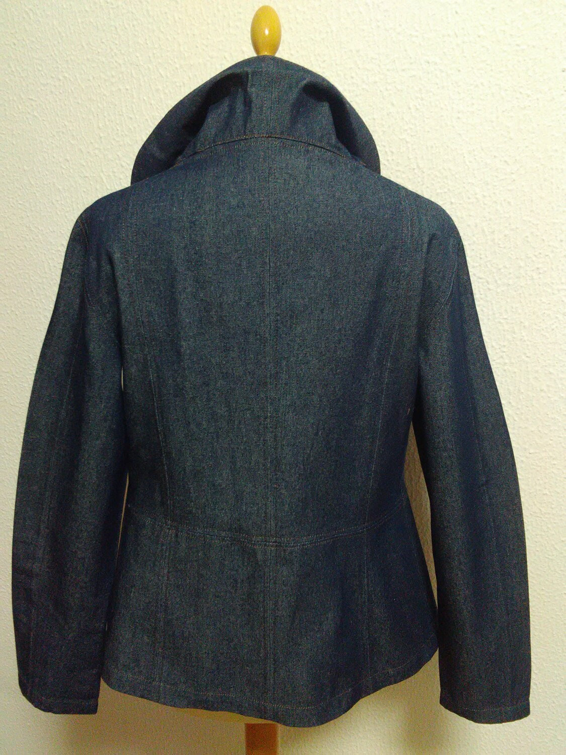 Denim Jacket, Women's Jackets & Coats, Casaco de ganga, Women's clothing, Handmade Jacket, Coat, Vintage Jacket, made in Portugal