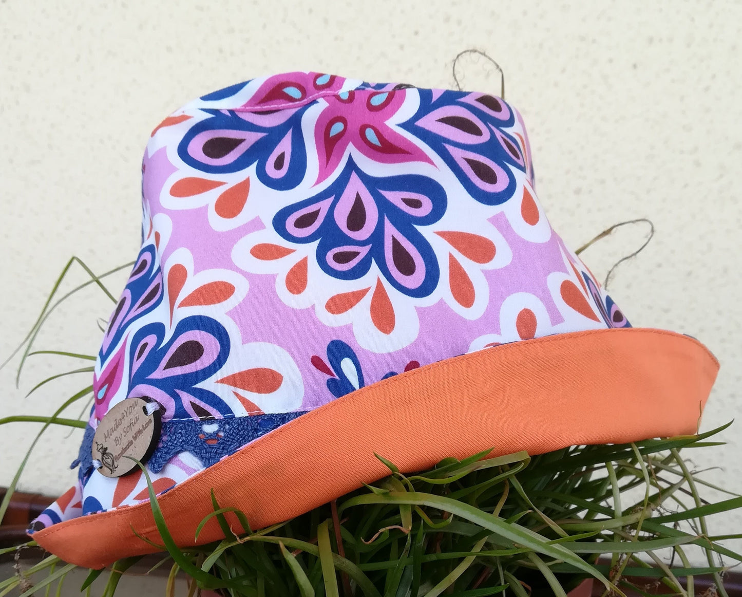 Chapéu Panamá Infantil "Alegria Floral" – Proteção Solar com Estilo e Conforto