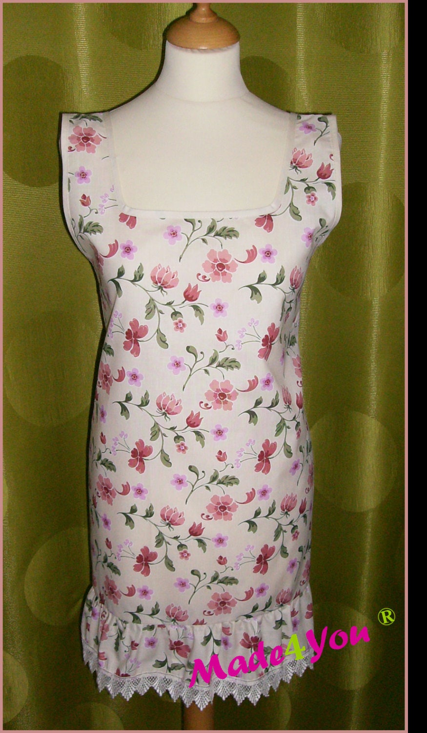 Vestido floral, Women dress, Cotton dress, Vintage dress