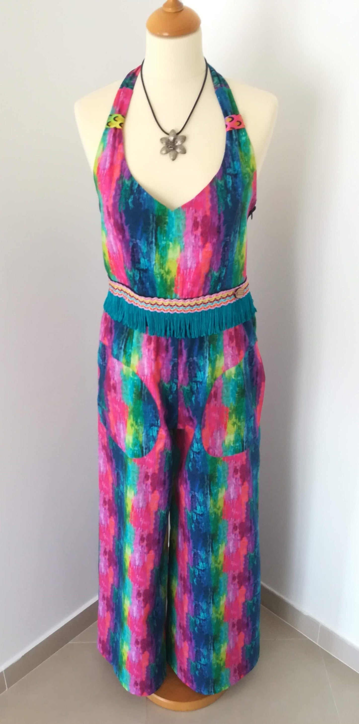 Jumpsuit em algodão,Jumpsuits & Rompers,Handmade in Portugal, Made4You,Macacão,Roupa de Festa, Jumpsuit, Wedding Jumpsuit, Summer Jumpsuit