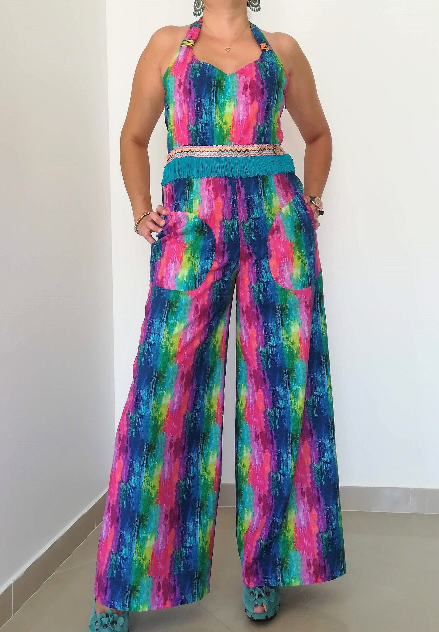 Jumpsuit em algodão,Jumpsuits & Rompers,Handmade in Portugal, Made4You,Macacão,Roupa de Festa, Jumpsuit, Wedding Jumpsuit, Summer Jumpsuit