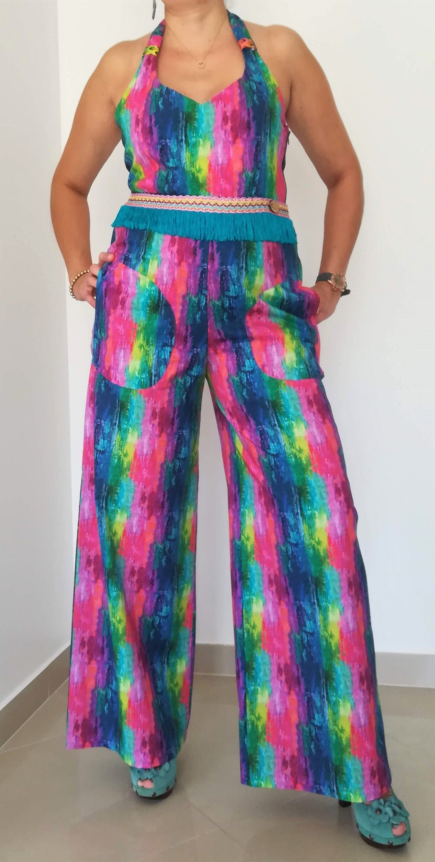 Jumpsuit em algodão,Jumpsuits & Rompers,Handmade in Portugal, Made4You,Macacão,Roupa de Festa, Jumpsuit, Wedding Jumpsuit, Summer Jumpsuit