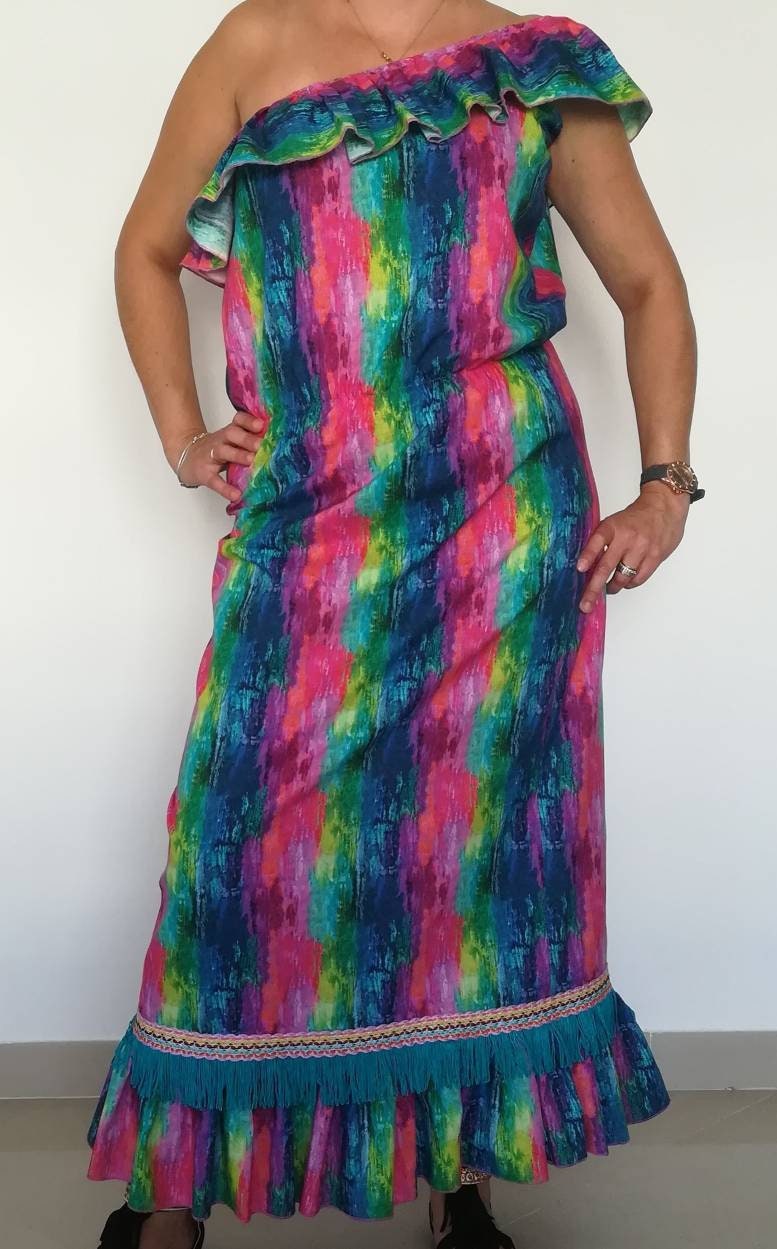 Vestido Comprido 100% algodão, Women's Clothing, Long Dress, Cotton Dress, Boho Style