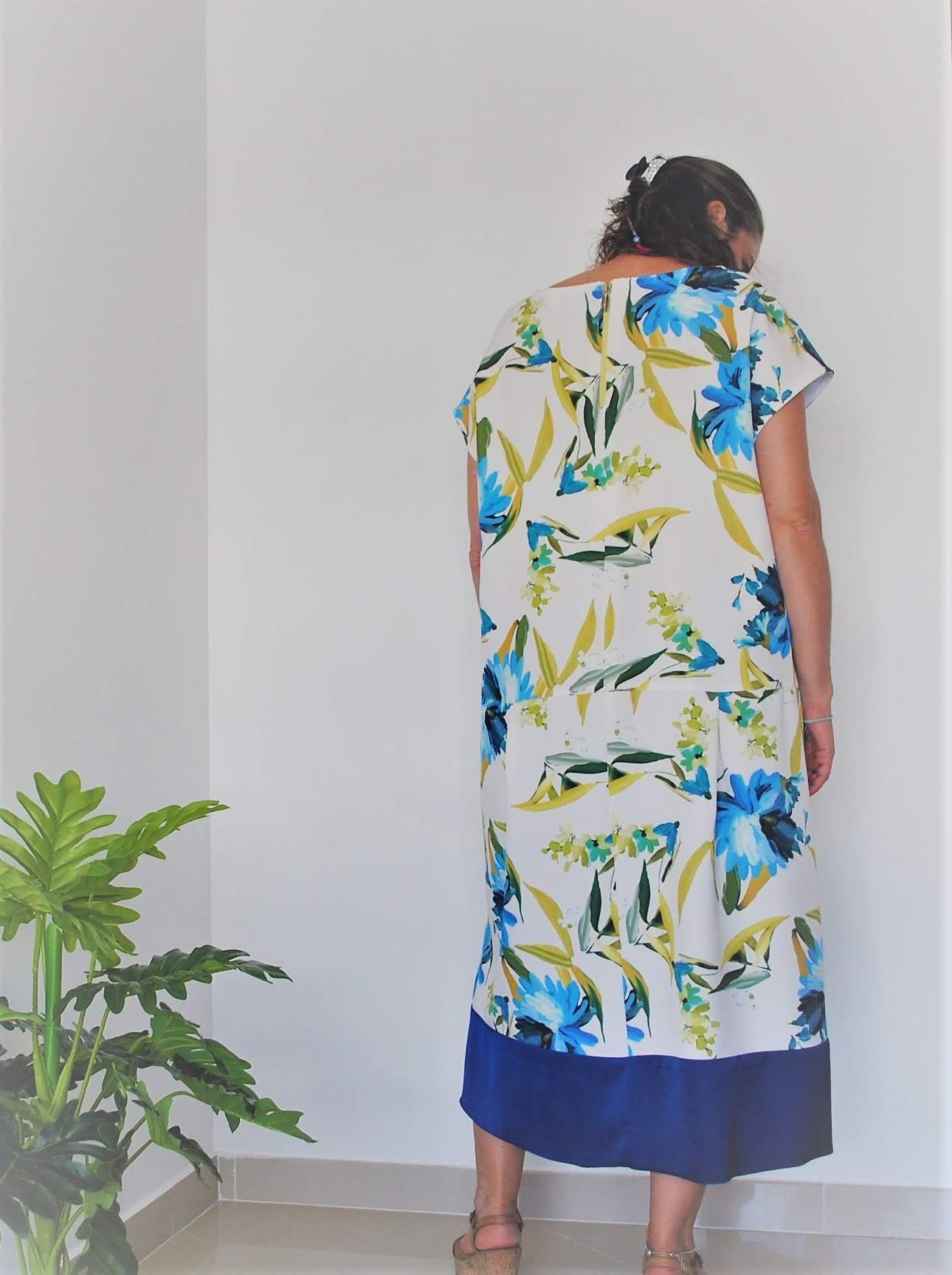 Dress, Vestido de Cintura Baixa, Womens Clothing, Vestido Floral Azul, Wedding Dress, Vestido de Festa, Pluz Size Dress, Women Dress