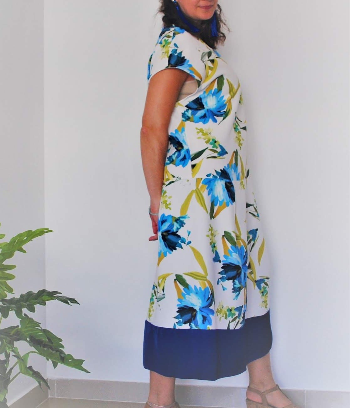 Dress, Vestido de Cintura Baixa, Womens Clothing, Vestido Floral Azul, Wedding Dress, Vestido de Festa, Pluz Size Dress, Women Dress