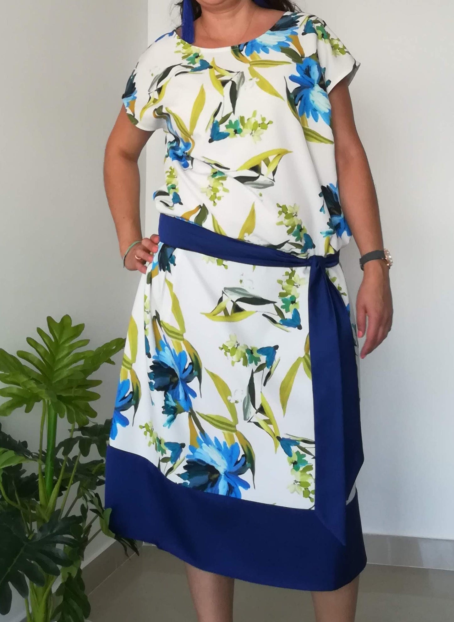 Dress, Vestido de Cintura Baixa, Womens Clothing, Vestido Floral Azul, Wedding Dress, Vestido de Festa, Pluz Size Dress, Women Dress