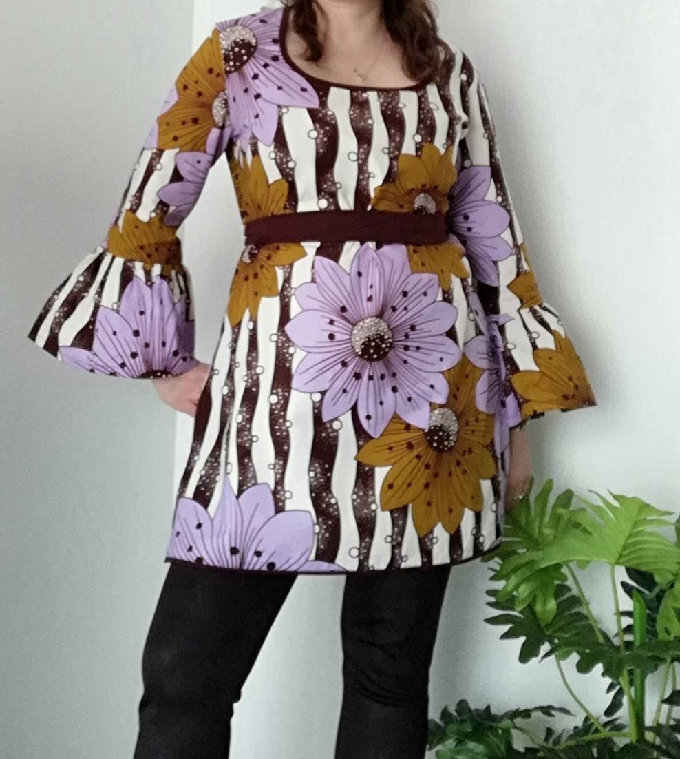 Túnica em Capulana, Women Clothes, African Fabric, Blouses, Womens Clothing