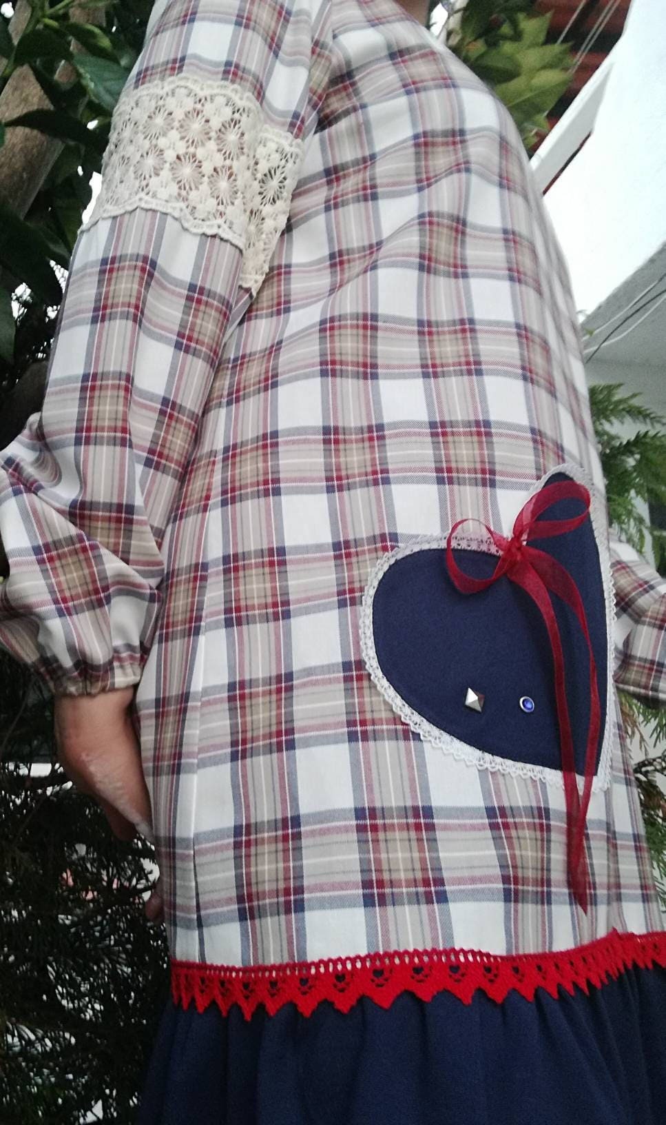 Lovely Dress,Vestido Xadrez, Women's Dress,Nova Colecção, Handmade Dress,Girls Dress, Women's Clothing,Roupa Personalizada,Made in Portugal