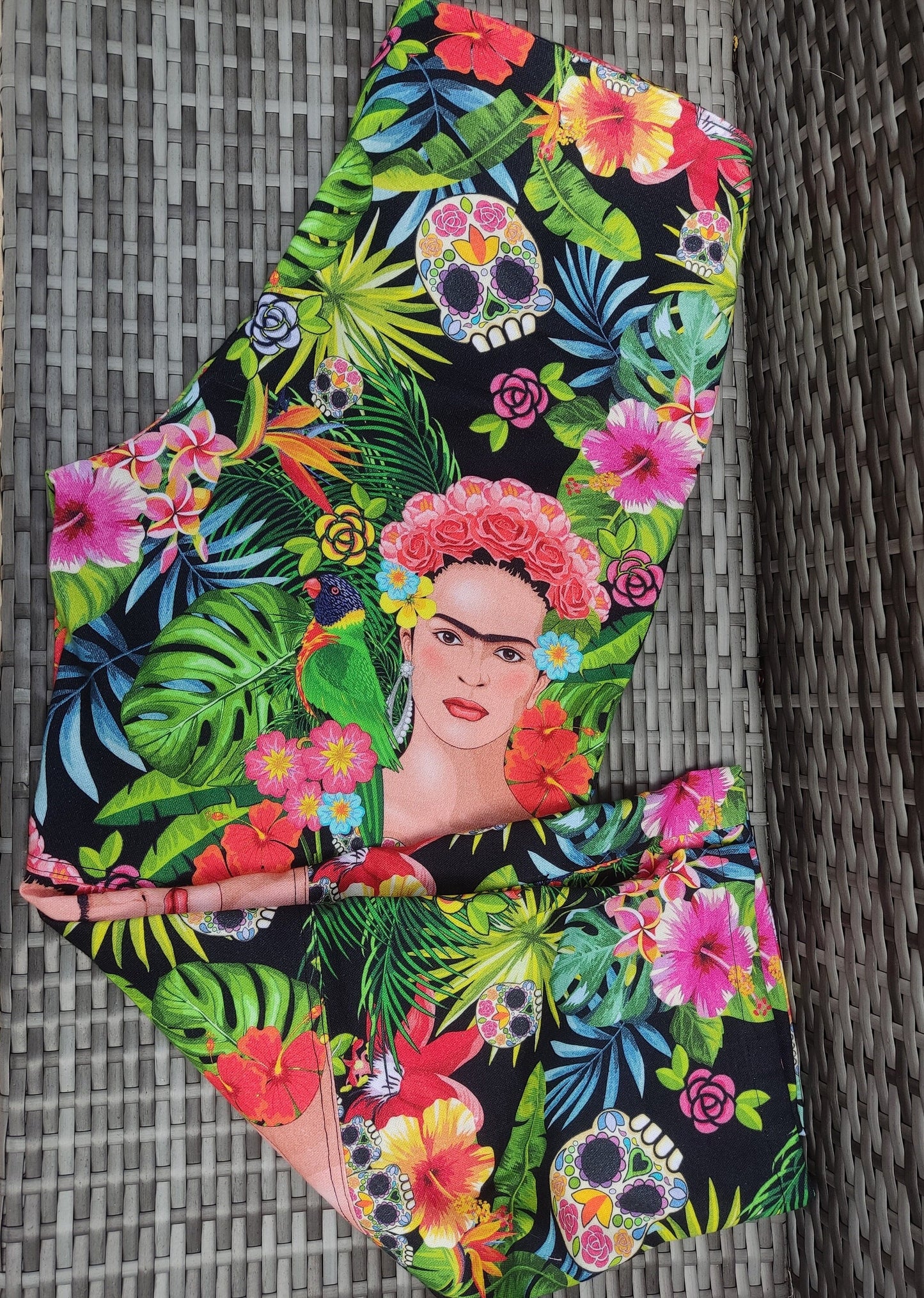 Forest Frida Pants, calças de senhora, Frida Clothing, Cotton Pants, Original pants, Handmade Frida pants