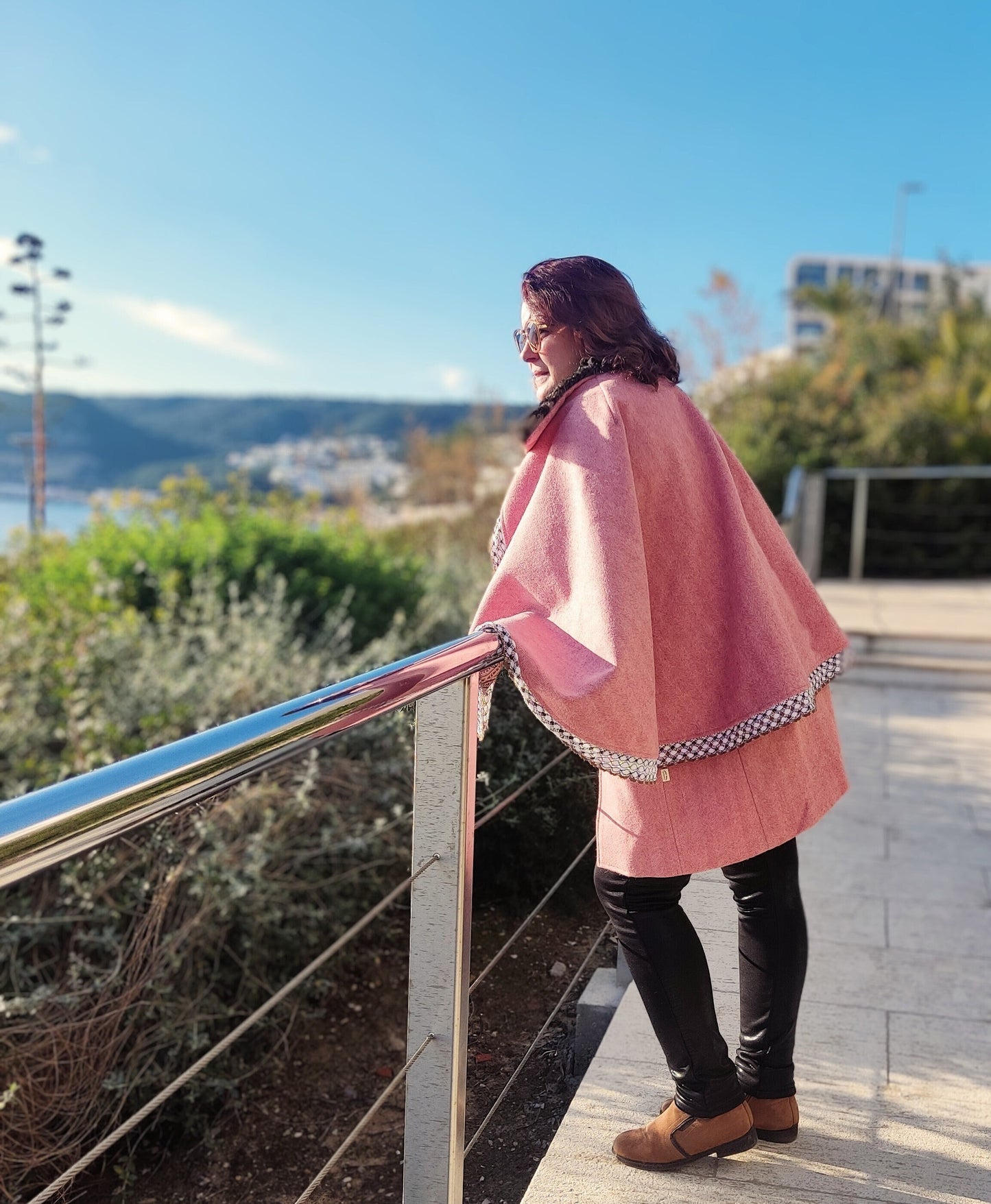 Capote Alentejano em Burel Rosa 100% Lã – Made4you®