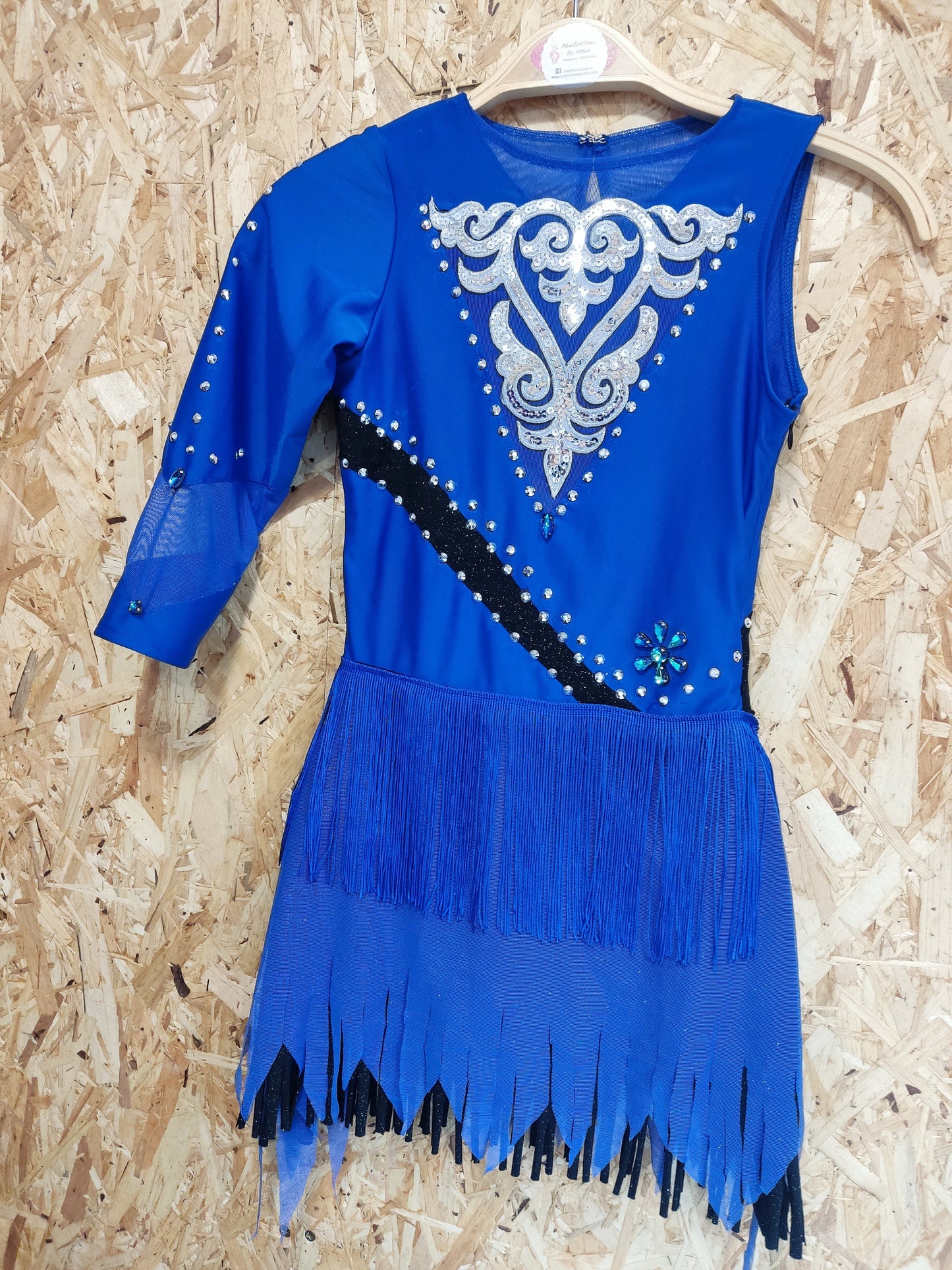 Maiô de Ginástica Rítmica Infantil – Azul Royal, 10anos, Também Fazemos por Medida