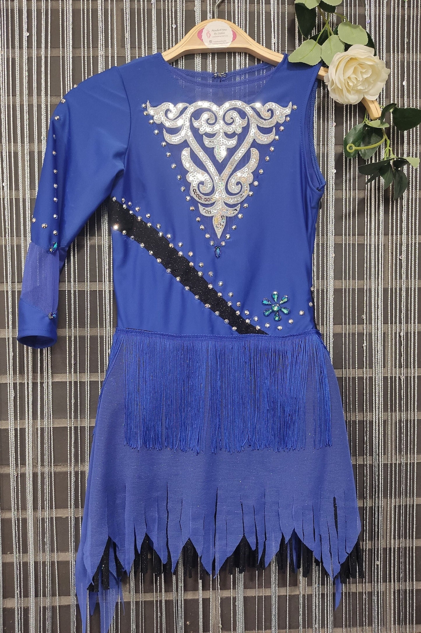 Maiô de Ginástica Rítmica Infantil – Azul Royal, 10anos, Também Fazemos por Medida