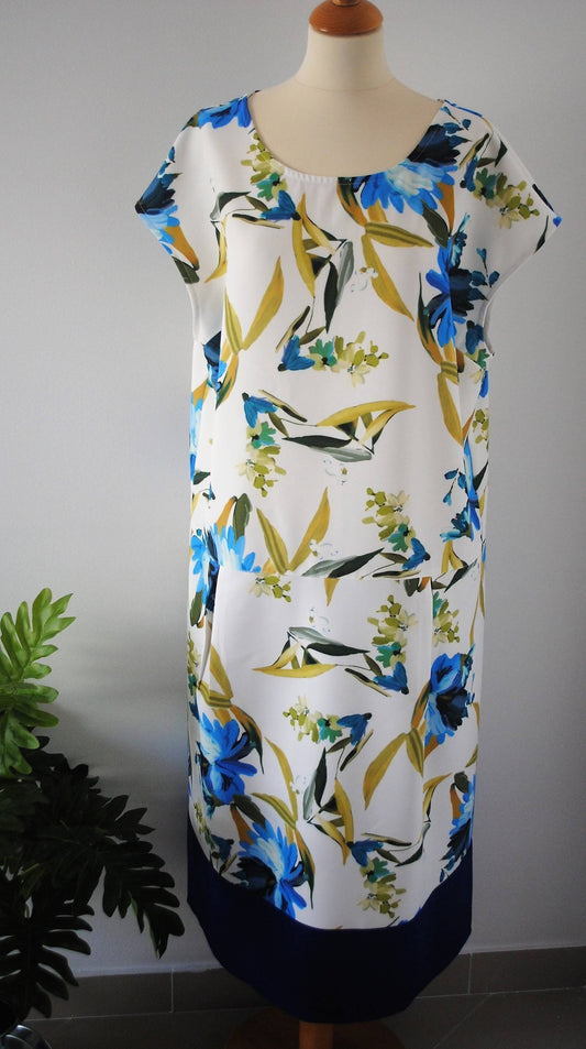 Dress, Vestido de Cintura Baixa, Womens Clothing, Vestido Floral Azul, Wedding Dress, Vestido de Festa, Pluz Size Dress, Women Dress