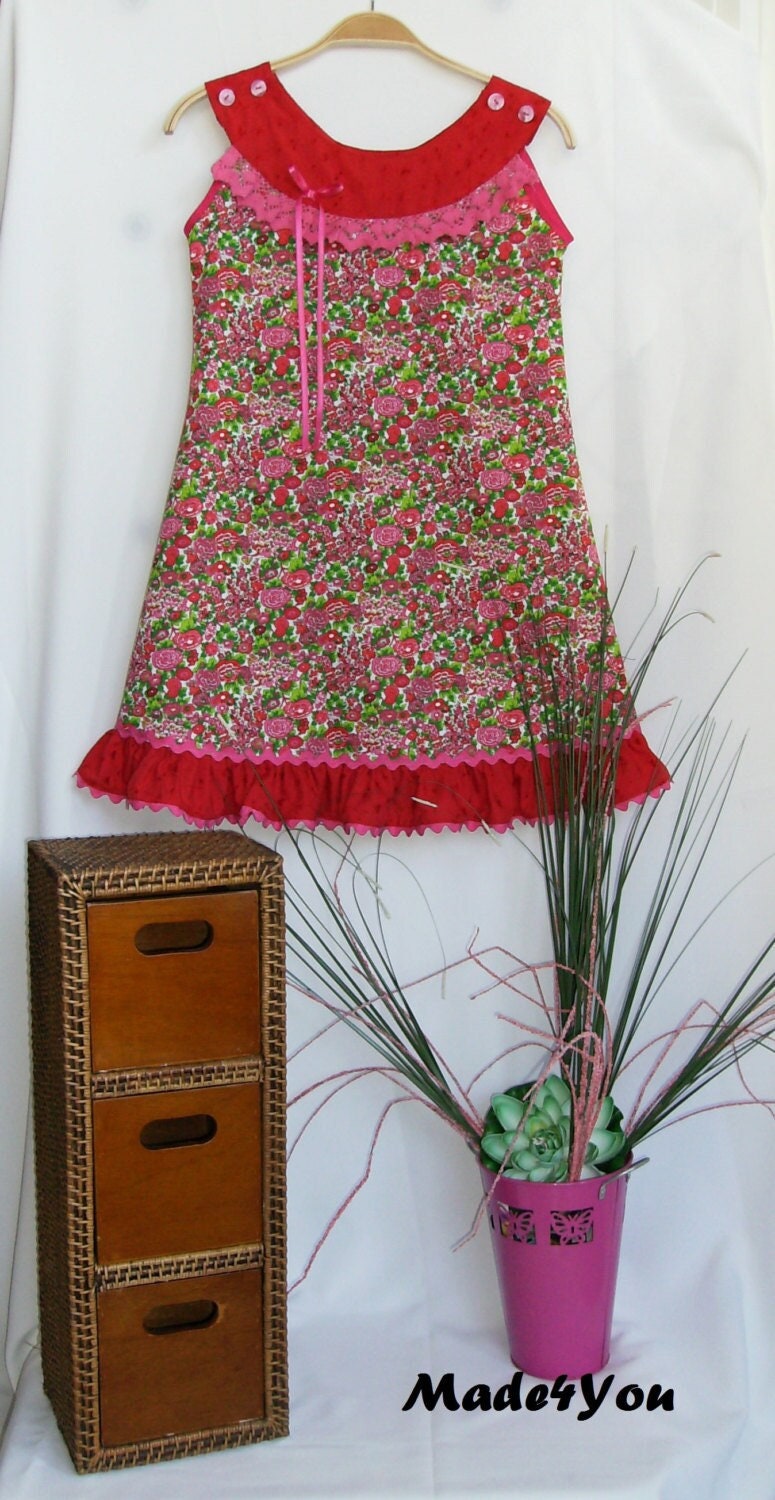 Dress child, Vestido de Criança, Girls Clothing, Dresses, English embroidered dress, Handmade