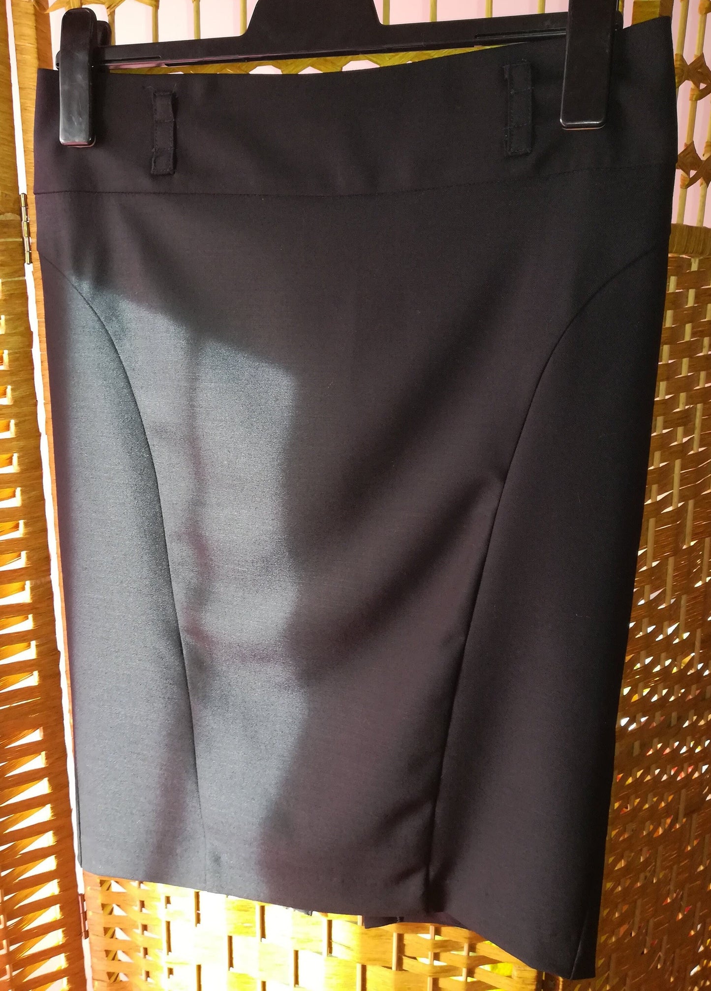 Saia lápis preta elegante • Black pencil skirt • Roupa de senhora clássica