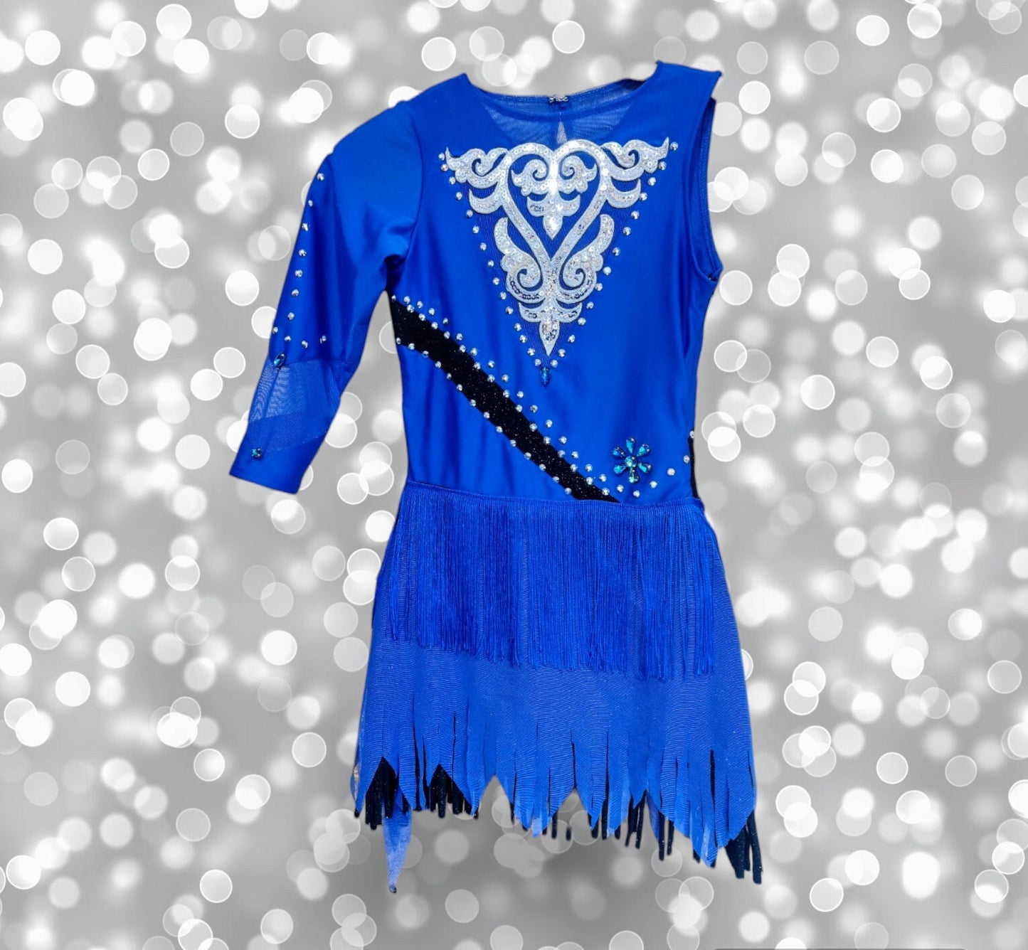 Maiô de Ginástica Rítmica Infantil – Azul Royal, 10anos, Também Fazemos por Medida