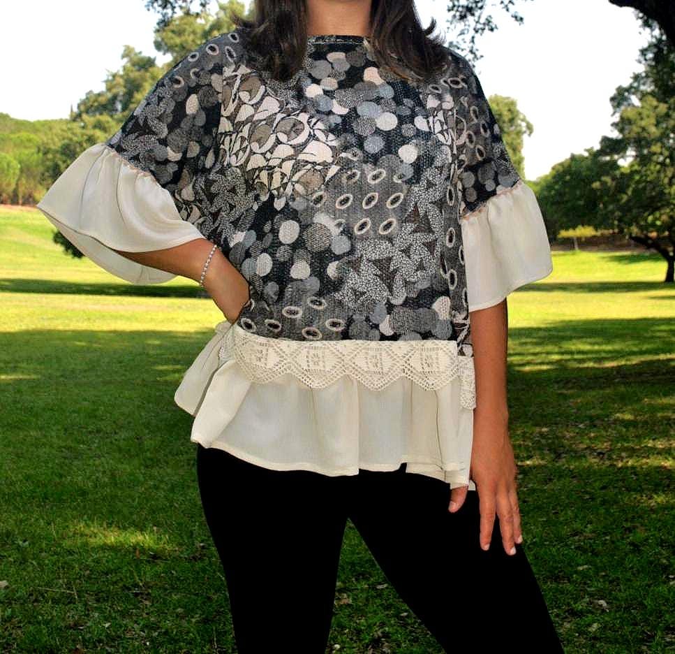 Blouses, Túnica Modelo Amélia, Womens Clothing, Tunic, Handmade Tunic, Party blouse, Tops and Tees,Blusa de festa,Blusa personalizada,Túnica
