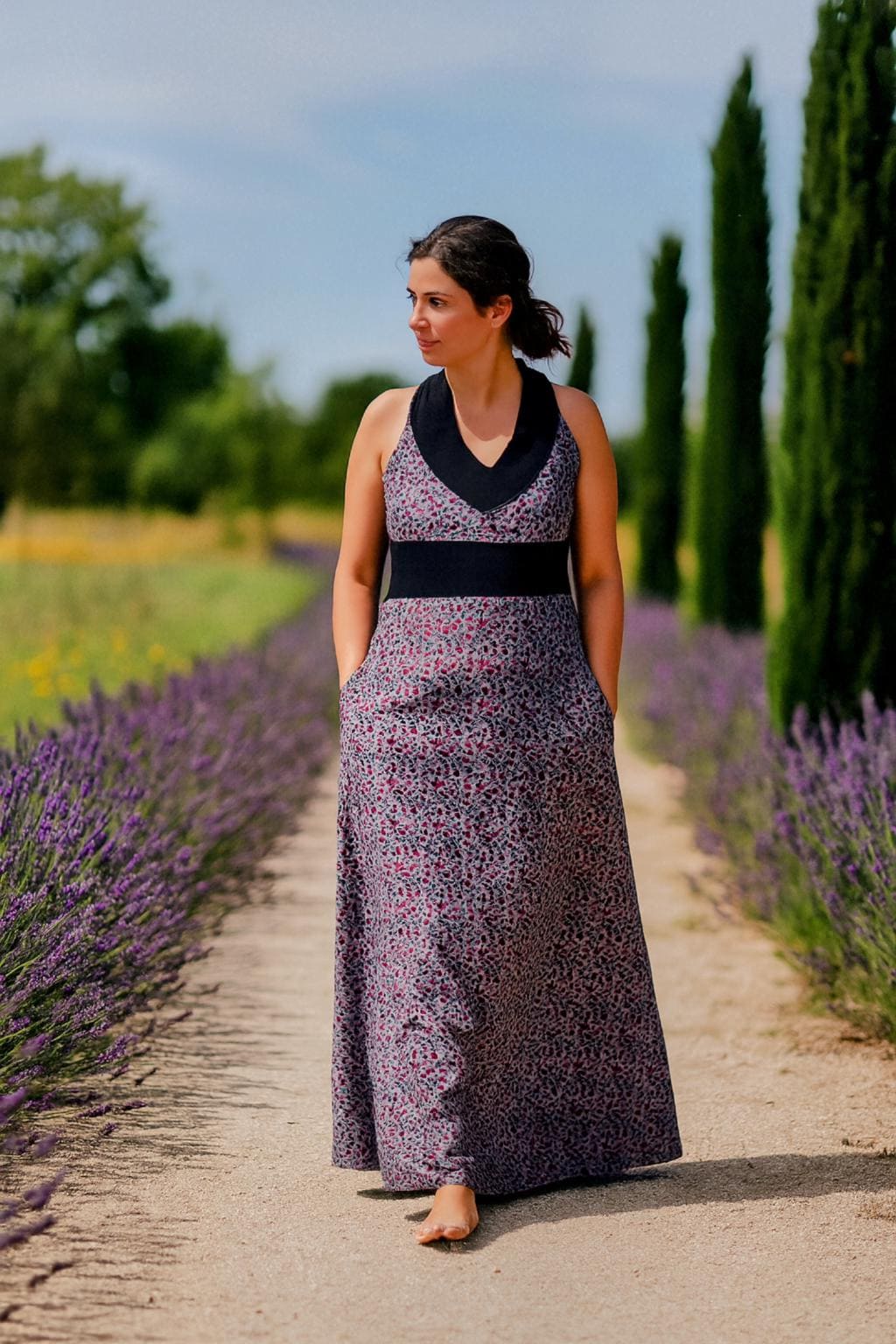 Dress, Women dress, Cotton dress, Handmade clothes, Long Dress