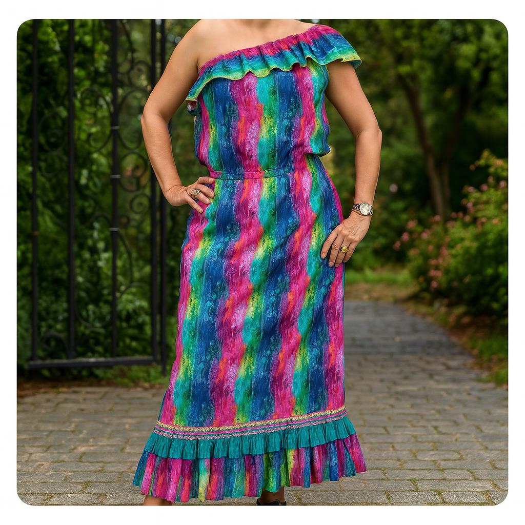 Vestido Comprido 100% algodão, Women's Clothing, Long Dress, Cotton Dress, Boho Style