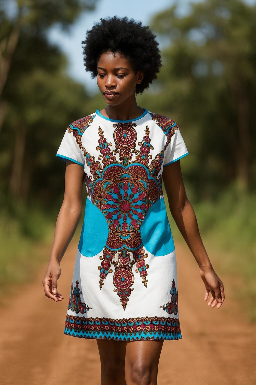 African fabric Tunic,Túnica em Capulana, Tunics,Womens Clothing, Blouses,Vestido de Verão, Tecido Africano,Original Clothes, African Clothes