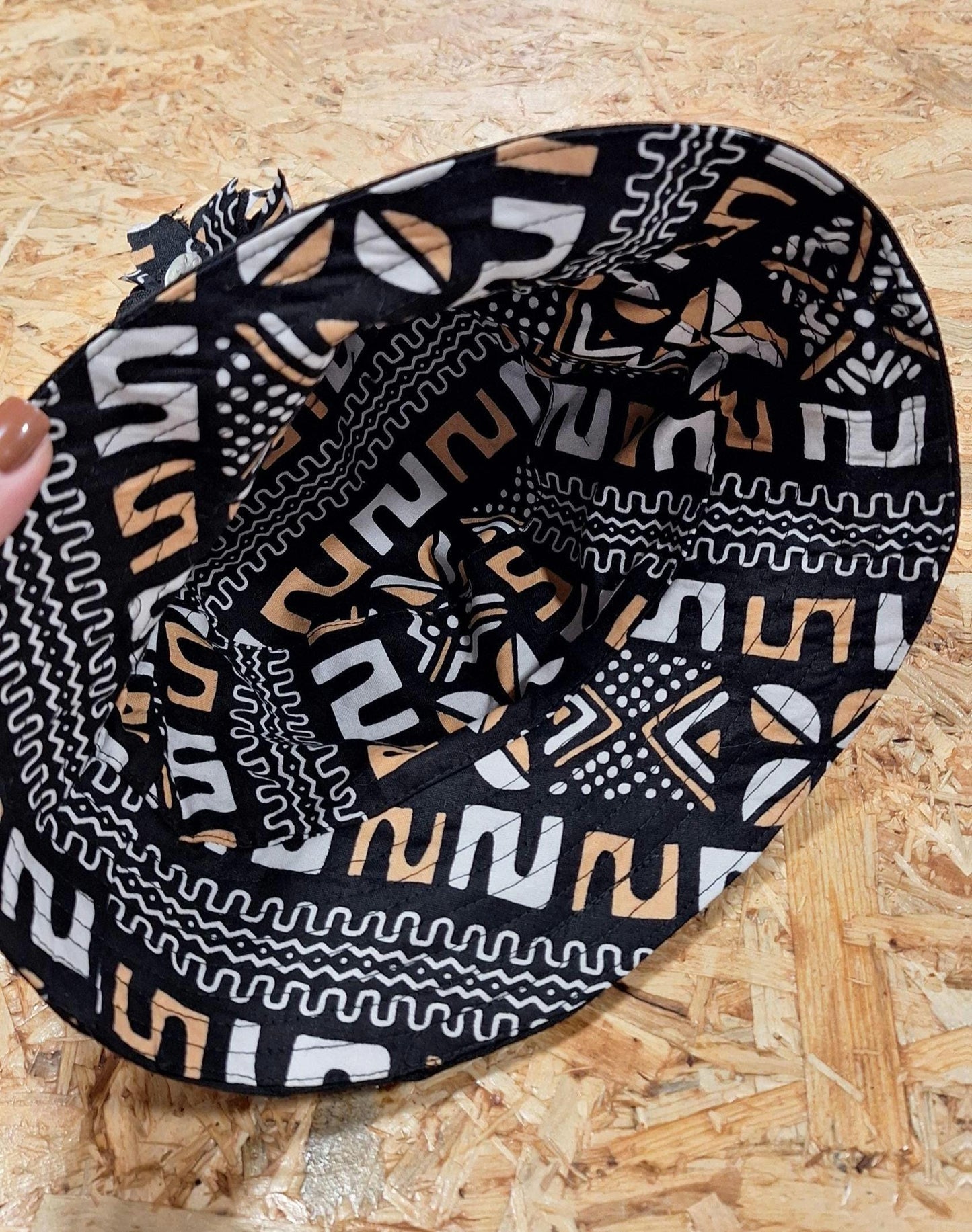 Chapéu Panamá Reversível em Capulana e Percal – Coleção Outono Inverno Made4you® | Reversible African Fabric Hat | Handmade in Portugal