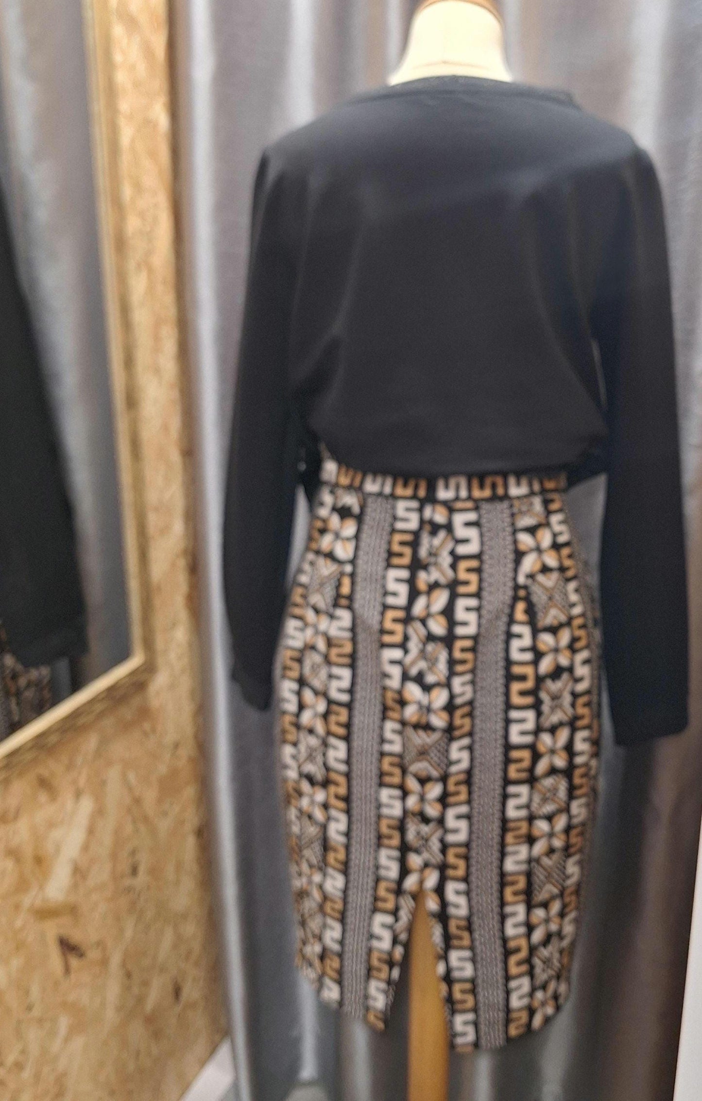 Saia em Capulana tamanho 36 | Peça exclusiva Made4you