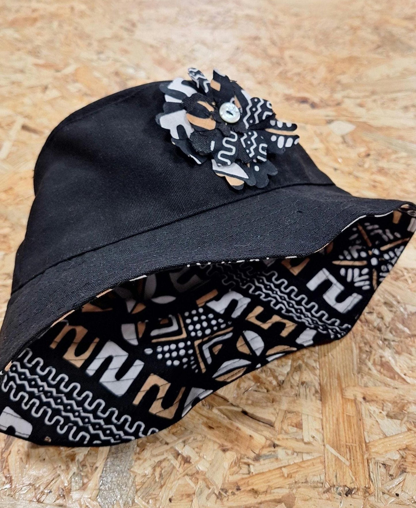 Chapéu Panamá Reversível em Capulana e Percal – Coleção Outono Inverno Made4you® | Reversible African Fabric Hat | Handmade in Portugal