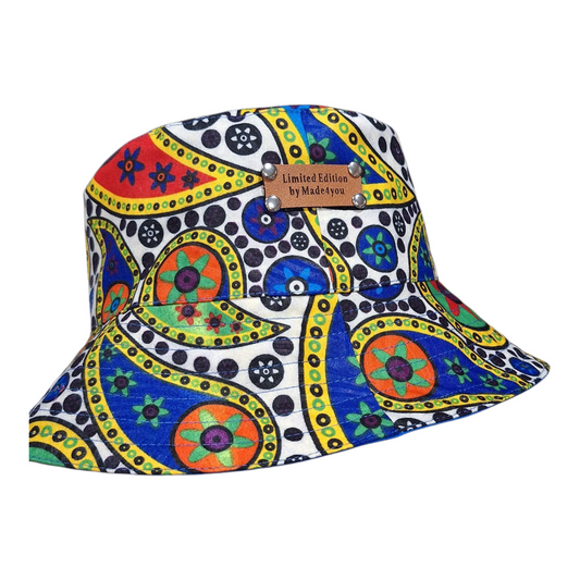 Chapéu Savana em Capulana reversível – Edição Limitada Made4you®