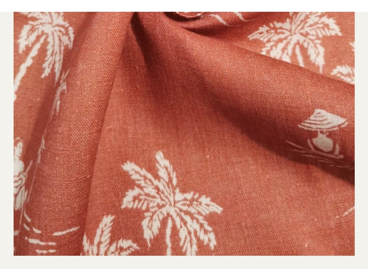 Vestido Brisa Terracota | Feito por medida em linho