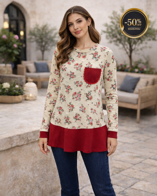 Túnica Floral, Roupa Personalizada, Christmas Time, Women's Clothing, Blouses, Handmade Clothes, Camisola