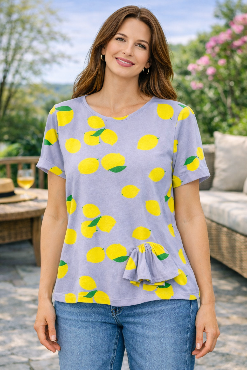 T-shirt feminina limão 🍋