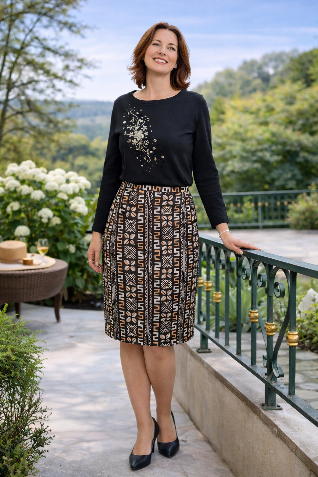 Saia em Capulana tamanho 36 | Peça exclusiva Made4you