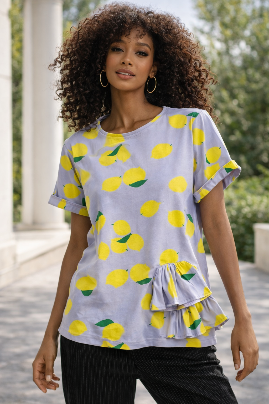 T-shirt feminina limão 🍋