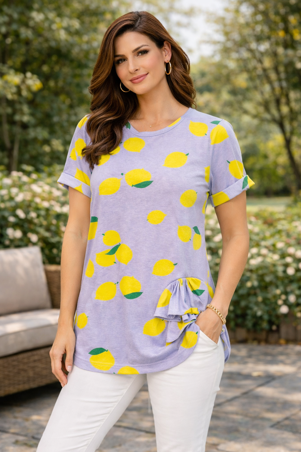 T-shirt feminina limão 🍋