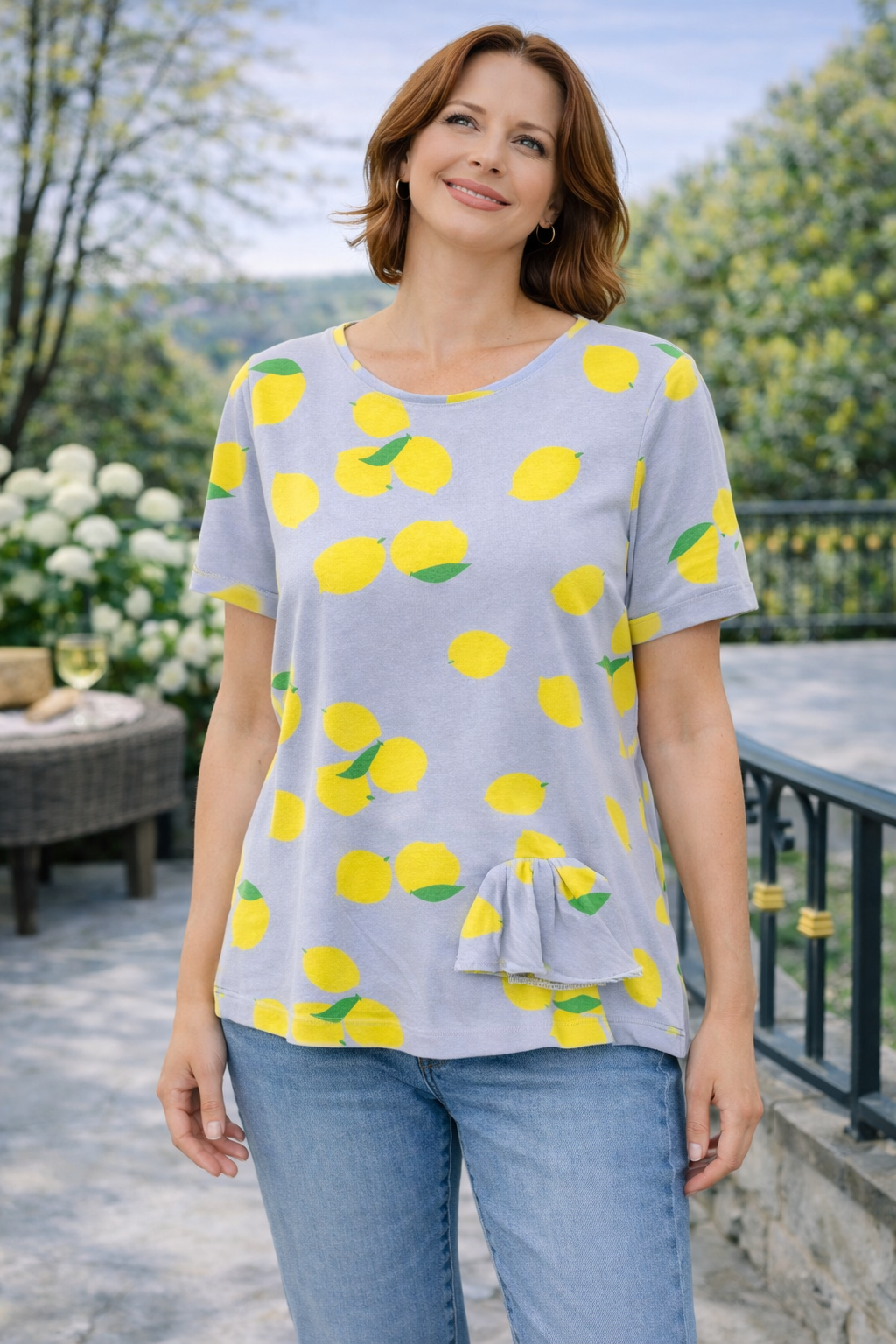 T-shirt feminina limão 🍋