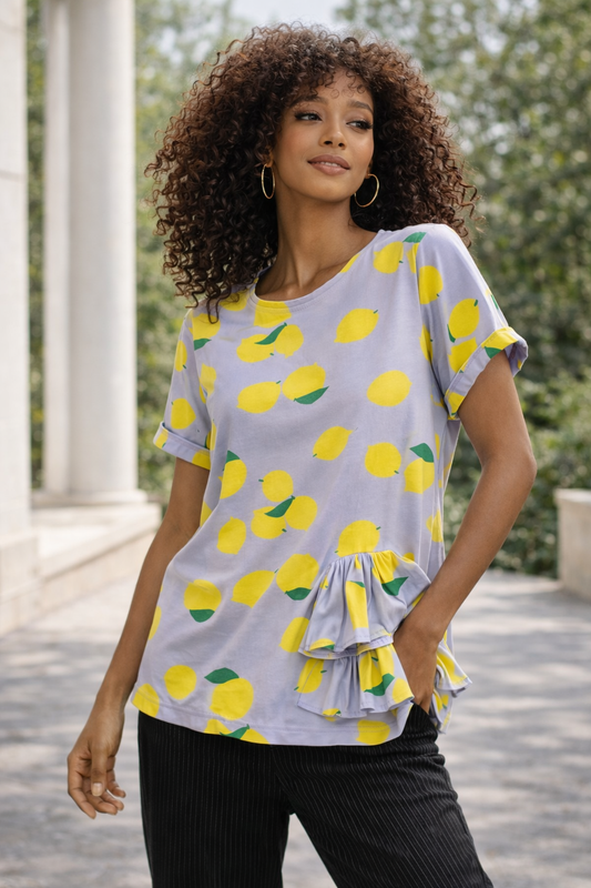 T-shirt feminina limão 🍋